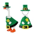 thumbnail image 2 of Porch Goose Outfits, Outdoor White Goose Statue with Costume set Garden Decor, for Holiday Porch ,Gooses Clothes Yard Accent for Home Decors Housewarming Gifts, 2 of 4