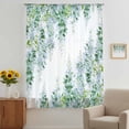 thumbnail image 3 of Sage Green Wisteria Sheer Curtains 72 Inches Long, Sprinng Summer Pastoral Botanical Light Filering Curtains, Breathable Simi Curtain Privacy Drapes for Living Room Bedroom Window Treatment, 3 of 8