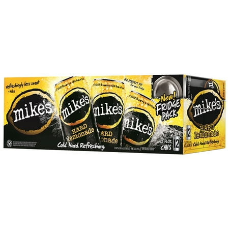 Mike's Hard Lemonade, 12 pack, 12 fl oz - Walmart.com