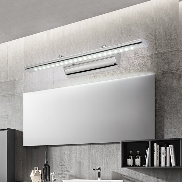 Lámpara de espejo frontal moderna simple impermeable antivaho led espejo gabinete lámpara de maquillaje tocador espejo baño lámpara de baño