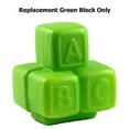 thumbnail image 5 of Replacement Parts for Smart Wheels Train Set ~ VTech Go Go Smart Wheels Carry All Cargo Train Playset - Replacement Green Block, 5 of 5