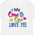 thumbnail image 4 of Inktastic My Oma and Opa Love me with Hearts Boys or Girls Long Sleeve Toddler T-Shirt, 4 of 5