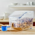 thumbnail image 2 of LOCK&LOCK 50.7-Cup Easy Essentials Plastic Food Storage Container with Flip Lid and Serving Cup, 2 of 5