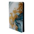 thumbnail image 3 of HemaKayy Decorative Leather Book Sleeve Covers, Colorful Book Cover for Men and Women Bible Classroom Textbook Protection and Care (6.3" x 8.7") - Unique Marble Texture, 3 of 5