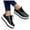 Black, variant on Platform Fashion Sneakers for Women Lace up Tennis Shoes Womens Walking Footwear