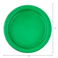 thumbnail image 5 of Disposable Paper Plates, 7", Green, 24 Count, by Way To Celebrate, 5 of 5
