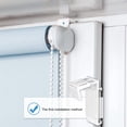 thumbnail image 4 of Visland 2 Set Curtain Hanger Durable Clamp Holder Roller Blinds Self-Adhesive Hook for Home, 4 of 5