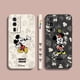 thumbnail image 2 of Case For Redmi K60E K60 K50 K40S K40 K30 9A 9 8A 8 10 Pro 4G 5G Colour Simple Liquid silicone Case Funny Mickey Minnie Mouse, 2 of 5