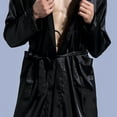 thumbnail image 5 of FLMEI Men Women Robes Cotton Bathrobes Soft Lightweight Bath Robes M-2XL, 5 of 9