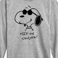 thumbnail image 3 of Peanuts - Cool Joe Keep On Smiling - Youth Long Sleeve Tee, 3 of 6