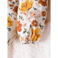 thumbnail image 6 of NZRVAWS 6 Months Infant Baby Girls Pants 9 Months Girls Floral Pants Yellow, 6 of 6