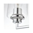 thumbnail image 6 of Living District Ronnie 3 Light Chrome And Clear Bath Sconce, 6 of 6