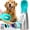Blue, variant on Leak-Proof Portable Dog Water Bottle for Travel - 19 oz, with Pink Bowl - Food Grade Plastic - Dog Bowls - Puppy Essentials - Pet Water Bottle for Trail Hiking, Park Visit & Beach Days
