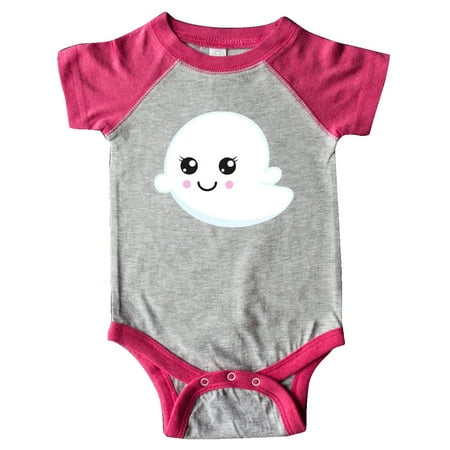 

Inktastic Cute Ghost Little Ghost Kawaii Ghost Halloween Gift Baby Boy or Baby Girl Bodysuit