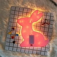 thumbnail image 6 of Kraoden Rabbit Lamps Decorative Lights, Plastic Art Decorations, Bedroom Kitchen Living Room Office Holiday Home Decor and Gifts, 6 of 8