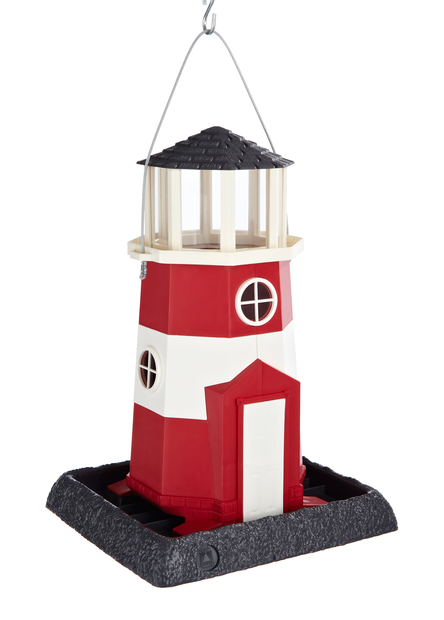 Photo 1 of ******** FOR PARTS******* North States Village Collection Lighthouse Bird Feeder, Red