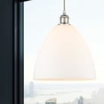 thumbnail image 2 of 516-1P-PN-GBD-121 Innovations Lighting Bristol Glass - 1 Light Mini Pendant In Industrial Style-14.75 Inches Tall and 12 Inches Wide-Polished Nickel, 2 of 2