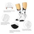 thumbnail image 3 of Masiiu Bluey Print Adult Crew socks, Comfortable Novelty Colorful Patterned, Breathable, Stylish Colorblock for Men Women, 3 of 6