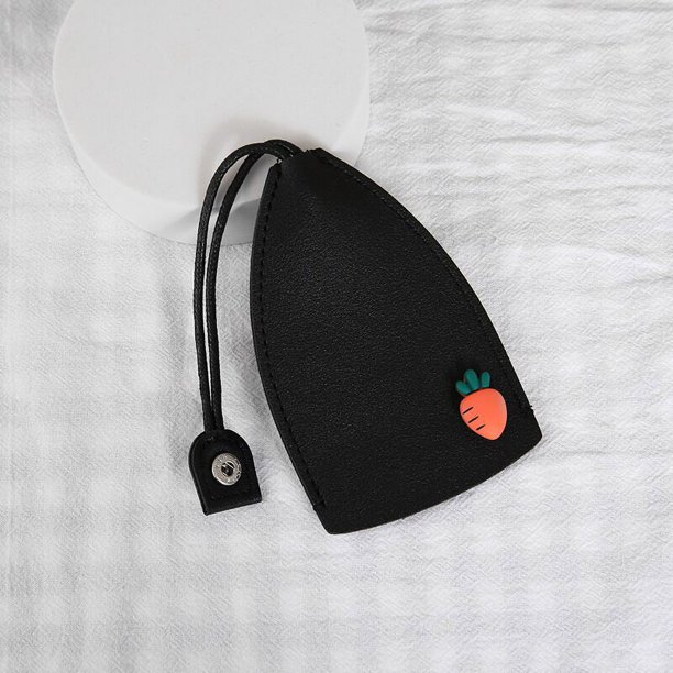 Estuche para llaves extraíble con dibujos animados de corazón de niña, funda protectora creativa de cuero PU para llave de coche, universal