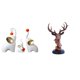 thumbnail image 1 of Esculturas De Animales De Elefante Y Ciervo, Figuras Artesanales, Estatuas Familiares, Decoraciones De Escritorio, Decoración Del Hogar, Adornos De Resina Para Dormitorio, Sala De Estar Y, 1 of 8