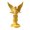 Golden, variant on KGJQ 3D Printed European Angel Ornament, Matte Finish Light Luxury Home Decor with Open Arms Design, Open Arms Angel Statue with Stable Base for Entryway Study Desktop Gift and Healing Art