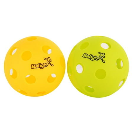Hollow Practice Balls - ZEDWELL 8PCS Hollow Wiffle Balls Plastic Baseball Sport Practice Plastic Baseball Plastic Softball Set Poly Baseballs Plastic Softball Training & Practice Balls