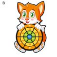thumbnail image 2 of Gwong Juguete Dibujos animados pegajoso Animal Balls Balls Dart Board Padre Niños Interacción juego Juguete Gwong 30007621, 2 of 7