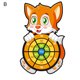 thumbnail image 2 of Gwong Juguete Dibujos animados pegajoso Animal Balls Balls Dart Board Padre Niños Interacción juego Juguete Gwong 30007621, 2 of 7