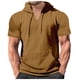 thumbnail image 4 of Playeras Cuello V Para Hombre, Moda Informal, Suave Y Cómoda, Cuello Redondo Puro, Lavado, Desgastado, Manga Corta, Teñido Anudado Degradado, 4 of 9