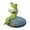 A, variant on Decorative Frog Figurine, Resin Garden Ornament, Booknook Statue, Car Dashboard Decor with Mushroom Accent