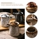 thumbnail image 4 of ColoMX Biberón de vinagre decorativo salsa cerámica de cerámica cocina vinagre dispensador de vinagre, 4 of 8