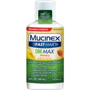 Mucinex FAST-MAX� DM Max Adult Liquid - Honey & Berry 6/ 6 oz (Pack of 6)