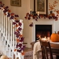 thumbnail image 4 of Darzheoy Thanksgiving Fall Garland, 6.2 ft Artificial Autumn Garland, Mantel Home Thanksgiving Outdoor Decor, Fall Decor, for Home Mantel Table Yard, 4 of 6