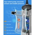 thumbnail image 6 of MySmile LP221 OLED Portable Water Flosser Cordless with UVC Light & 30pcs Mouthwash Combo Pack, Oral Irrigator Electric Dental Flosser Picks for Teeth Cleaning, 5 Modes, 8 Jet Tips, Travel Bag, Black, 6 of 9