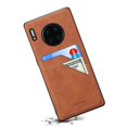 thumbnail image 1 of Leather Wallet Card Slot Case For Huawei P30 Retro Brown No1403, 1 of 1