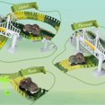 thumbnail image 4 of Dinosaur Toys Race Track, 168 Pcs Flexible Track Playset, Create A Dinosaur World Road Race with 1 Dinosaur Car and 6 Dinosaur Toys for 3 4 5 6 7 Year Old Boys Girls Birthday Gifts, 4 of 7