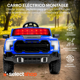 thumbnail image 5 of Carro Estilo Ford Lobo Camioneta Pick-up Electrico Montable para Niños Carrito de Control Remoto y Manejo Directo con Luces Estereo y Pedales Funcionales con Control Remoto (Azul), 5 of 7