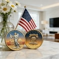 thumbnail image 3 of Final Cent Commemorative Keepsake Decorations, Nostalgic Historical Collectible Keepsake Ornaments, Retro Room Showcase Decoration, 1.6Inches, 3 of 6