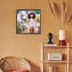 thumbnail image 2 of Cuadro de Pintura con Diamantes Wdftyju Sunshine Girl y Puppy 30x30CM, 2 of 9