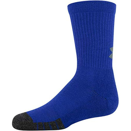 Under Armour Youth Performance Tech Crew Socks, Multipairs , Royal ...