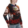 thumbnail image 3 of Saiise Chucky U Women's Hoodies Long Sleeve Sweatshirts Drawstring Pullover Tops with Pocket Casual Loose-, 3 of 6