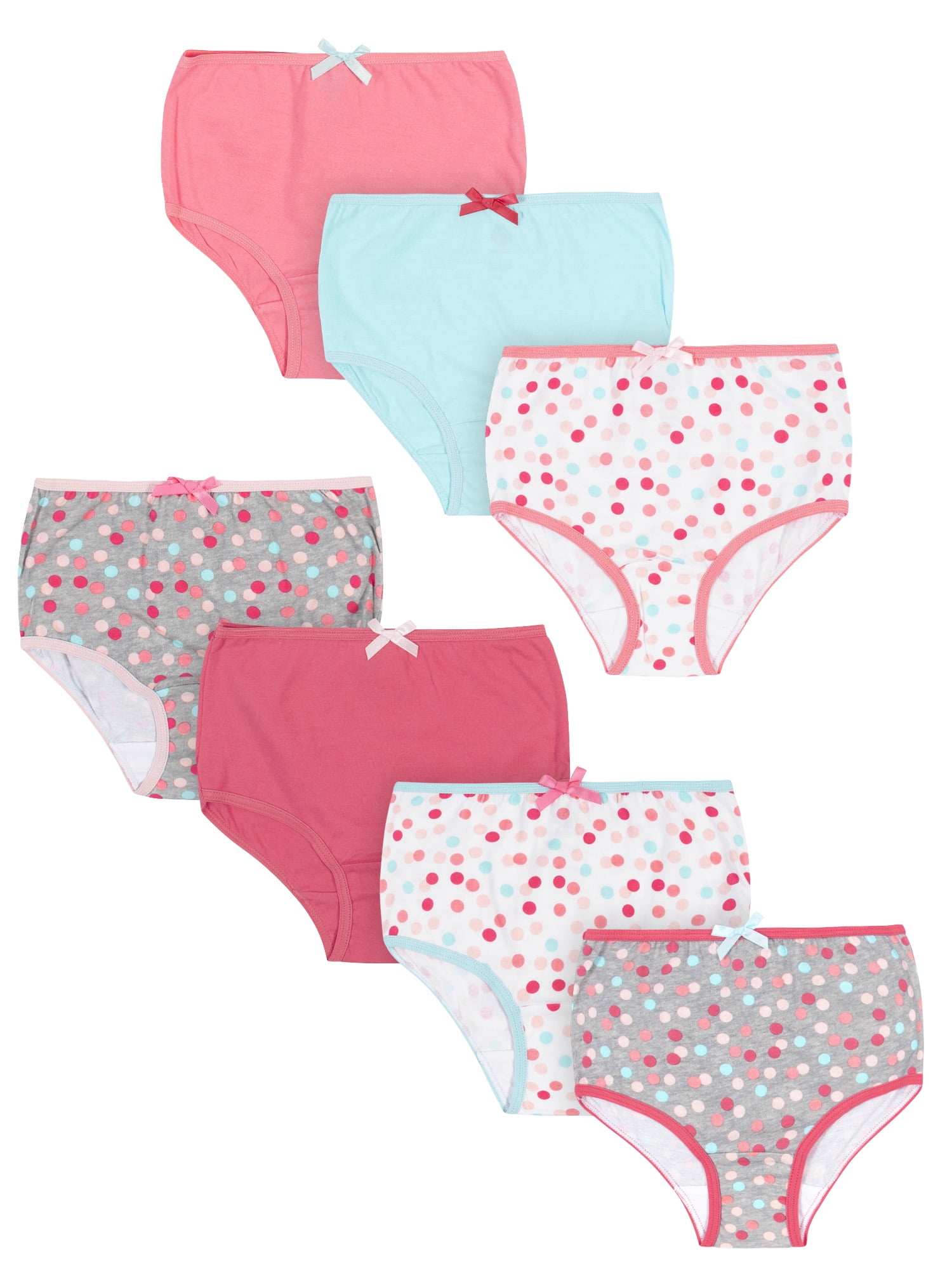 Gerber Toddler Girls' Underwear Panties, 7-Pack