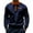 Navy, variant on Yiaimeir Men Quarter Zip Pullover Sweatshirt Long Sleeve Lightweight Stand Collar Casual Athletic Top with Chest Pocket