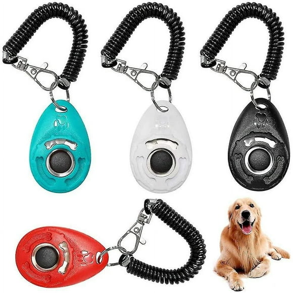 4 Pcs Dogs Clicker Training, Dog Dog Clicker, For Professional Pet Training, For Dogs, Cats, Birds