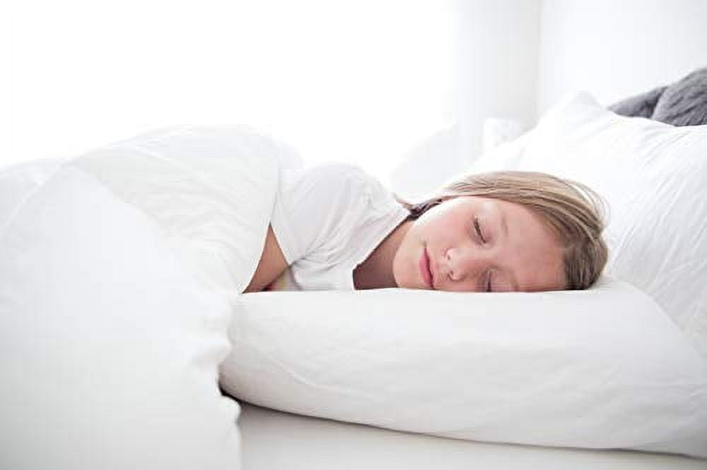Hotel Feather and Down King Size Bed Pillow Set (2 Pack)