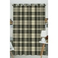 thumbnail image 1 of EREHome Plaid Pattern Blackout Window Curtain Drapery Panels 52x84 Inch One Piece, 1 of 1