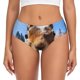 thumbnail image 1 of Balery Close-Up Curious Squirrel Ropa Interior de Algodón para Mujer con Dibujo – Braguitas Cómodas y Elásticas, Estilo Clásico-X-Large, 1 of 6