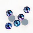 thumbnail image 2 of Dowarm 288 piezas SS30 Hotfix Crystal Rhinestones Hot Fix cristales para manualidades ropa cristal de cristal plano para decoración gemas redondas (llama azul/llama), 2 of 5