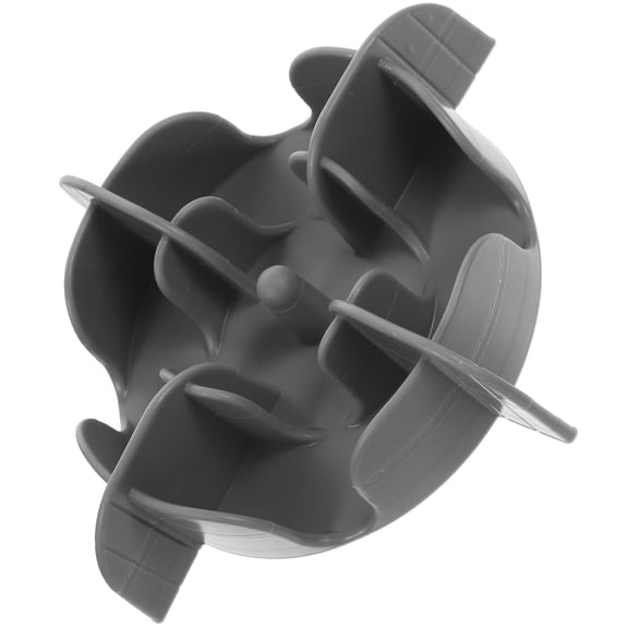 ROSENICE Round Grey Silicone Slow Feeder Dog Bowl Insert 1Pcs for Dog Owners at Feeding Time