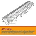 thumbnail image 2 of Stainless Steel Heat Plate/Shield for Gas Grill Models, 2 of 4